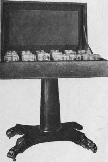 Harmonica, or Musical Glasses, about 1820.