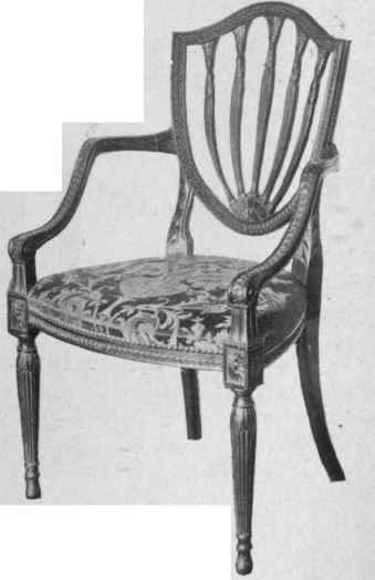 Hepplewhite Chair, 1789.