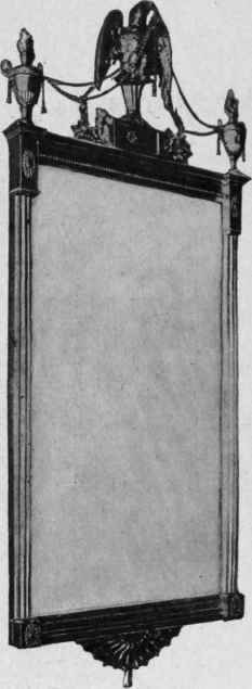 Hepplewhite Looking glass, 1790.