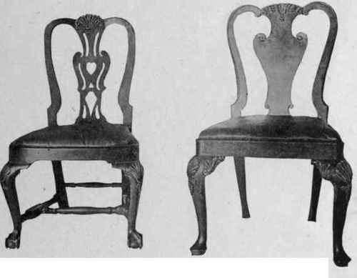 Illus. 154 and Illus 155. Dutch Chairs, 1740 1750.