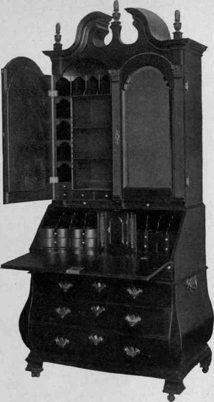 Kettle front Secretary, about 1765.