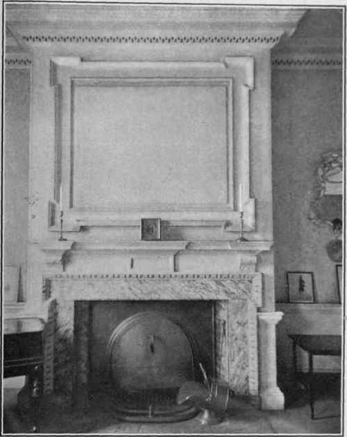 Mantel in Cliveden, Germantown.
