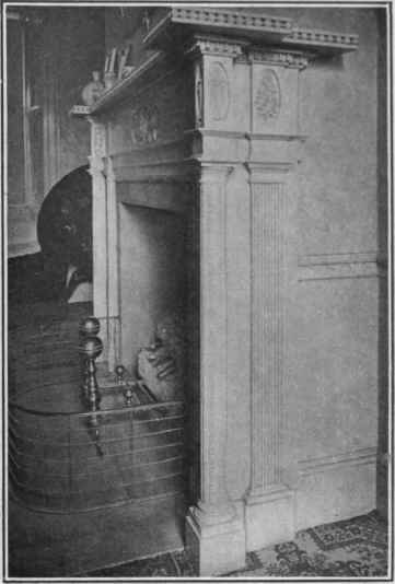 Mantel in Kimball House, Salem, 1800.
