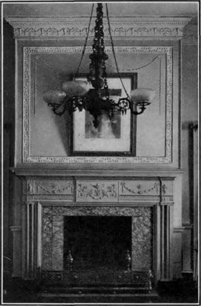 Mantel in Myers House, Norfolk.