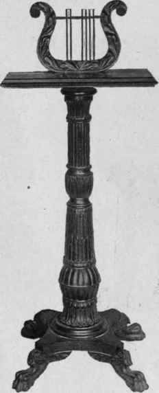Music stand. 1805.