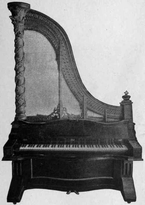 Piano, about 1840.