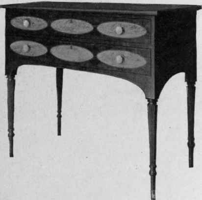 Sheraton Side table, 1795.