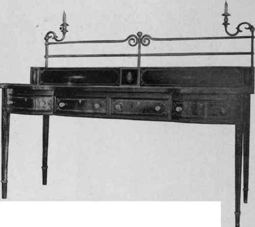 Sheraton Side table, 1795.