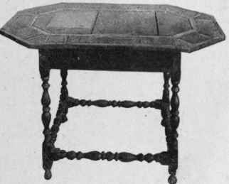Slate top Table, 1670 1680.