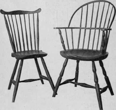 Windsor Chairs, 1750 1775.