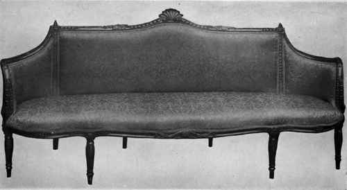 LOUIS SEIZE LONG SOFA.