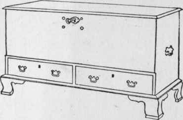 Queen Anne Low Chest with Drawers.