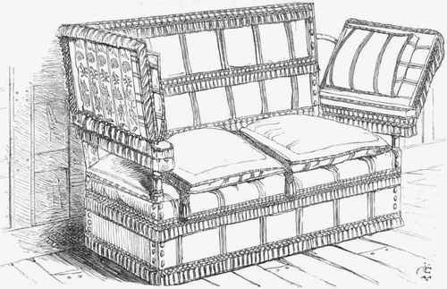 Ancient Sofa, in the Long Gallery, Kncle.