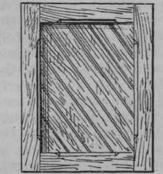 Fig. 114. Door with Chamfered Edges, Frame, and V grooved Panel.