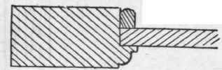 Fig. 145. Panel Rabbeted in Frame.