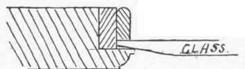 Fig. 158. Transparent Bevelled Glass fitted.