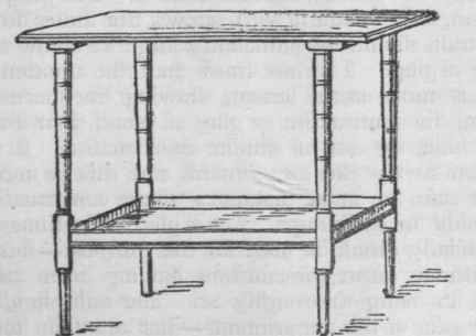 Fig. 169.   Small Table with Tray below.