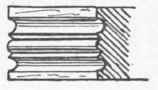 Figs. 117 to 119. Moulded Edges.