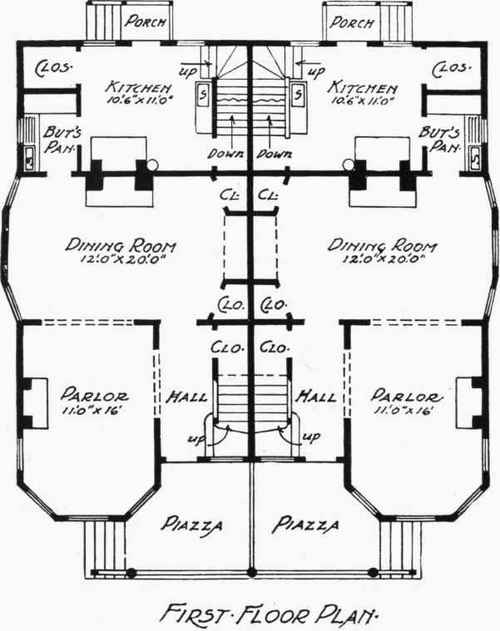 Floor And Framing Plans For W A Sylvester s House  98