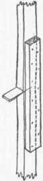 Fig. 32.   Straightening a Crooked Stud.