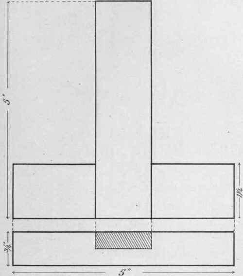Tee Joint (Halved). (J Full Size.)