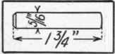 Fig. 133. Dowel pin for taboret.