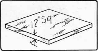 Fig. 4. A board foot.