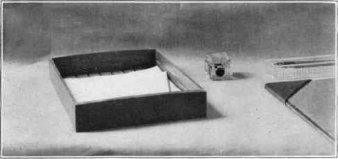 Fig. 50. Letter tray made of slats.