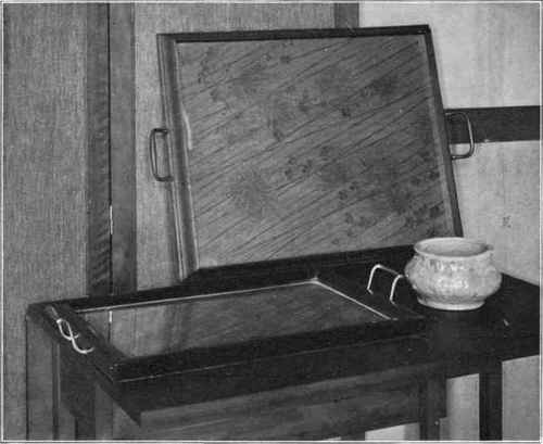 Fig. 94. Glass bottomed trays made with mitered frames.