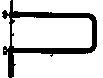 Bracket saw. a, frame; b, blade; c, handle.