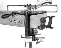 Saw filling guide.
