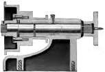 Sectional view of headstock.