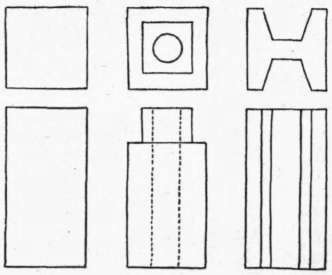 Fig. 75. Two view Working Drawing.