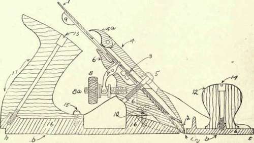 Fig. 46. Section of Iron Plane.