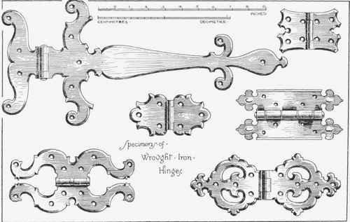 Fig. 4. Examples of Jacobean hinges.