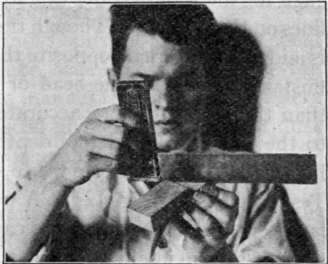 Fig. 121. Testing Bottom of Joint