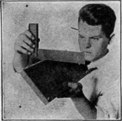 Fig. 63. Testing a Chamfer