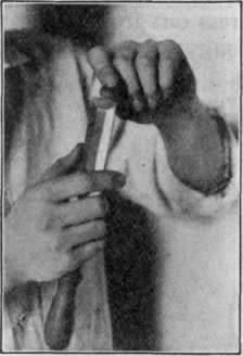 Fig. 91. Thumb nail Test for Sharpness