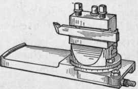 Fig. 129. Open Side Tool Post, made by the Hendey Machine Company.