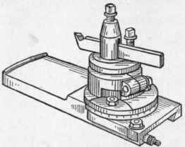 Fig. 131.  The Homan Patent Tool Rest made by the Hen dey Machine Company.