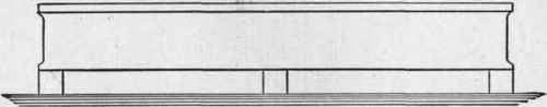 Fig. 29. A Common Form of Lathe Bed, Supported at Three Points.