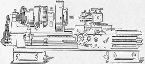 Fig. 300. 31 inch Triple Geared Turret Lathe, built by the
