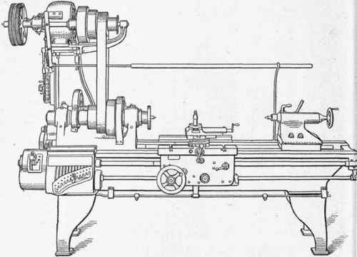 Fig. 312. Hendey Norton Motor Driven Lathe.