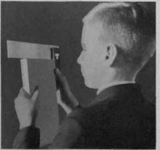 Fig. 6. Testing to See if End is Square with the Edge.