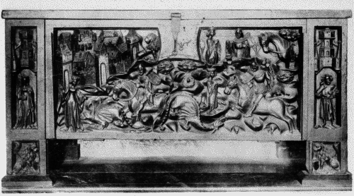 I. Old Carved Chest in York Cathedral.