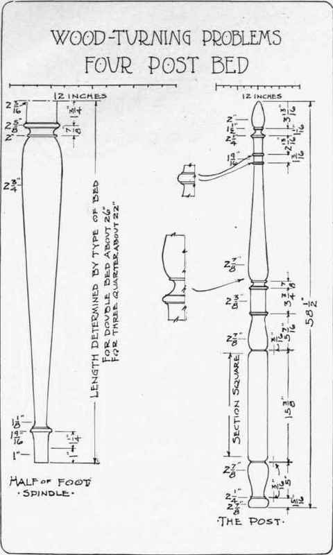 Long Piece Turning The Four Post Bed 111