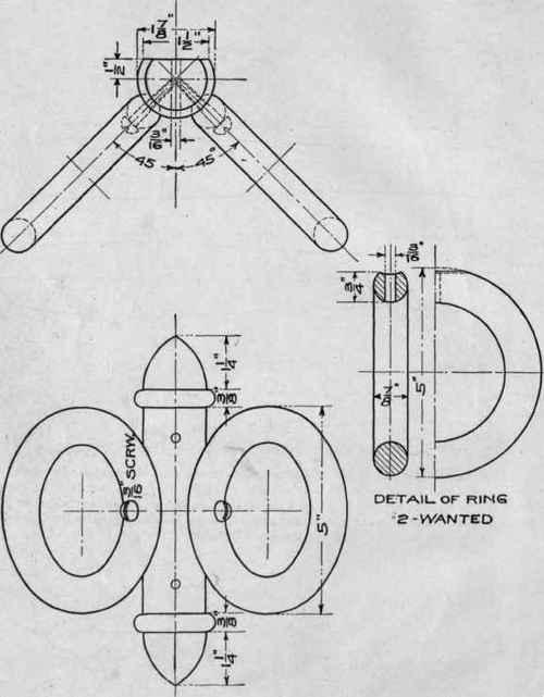 Fig. 84. Towel Rings. (Material: Cherry, Maple, Birch)