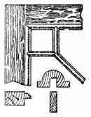 Fig. 110.   Corner of Barred Door.