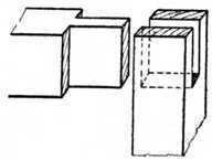 Fig. 169. The Open slot Mortise Joint.