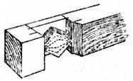 Fig. 185. Mortise with Side Removed.
